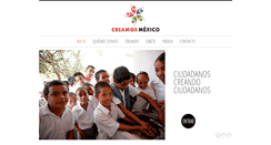 Desktop Screenshot of creamosmexico.org